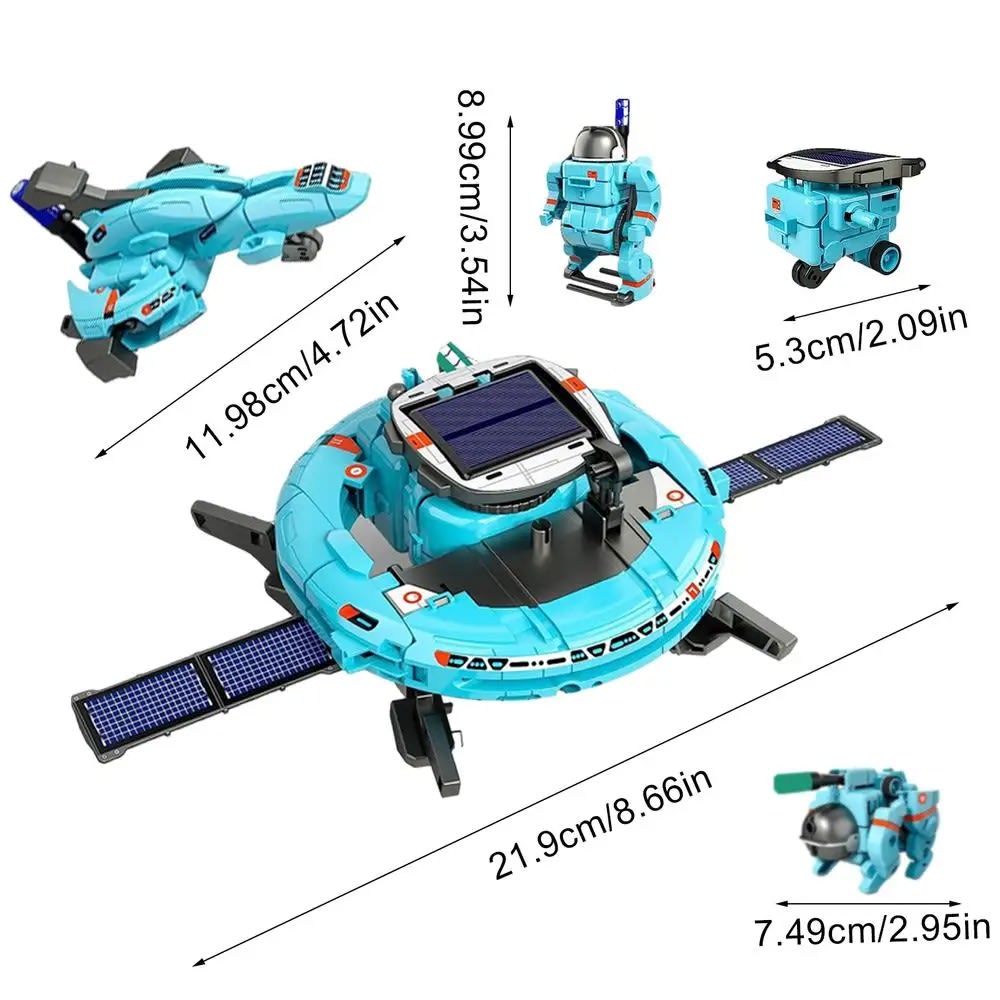 6-in-1 Solar Robot Kit: Educational STEM Toy for Kids